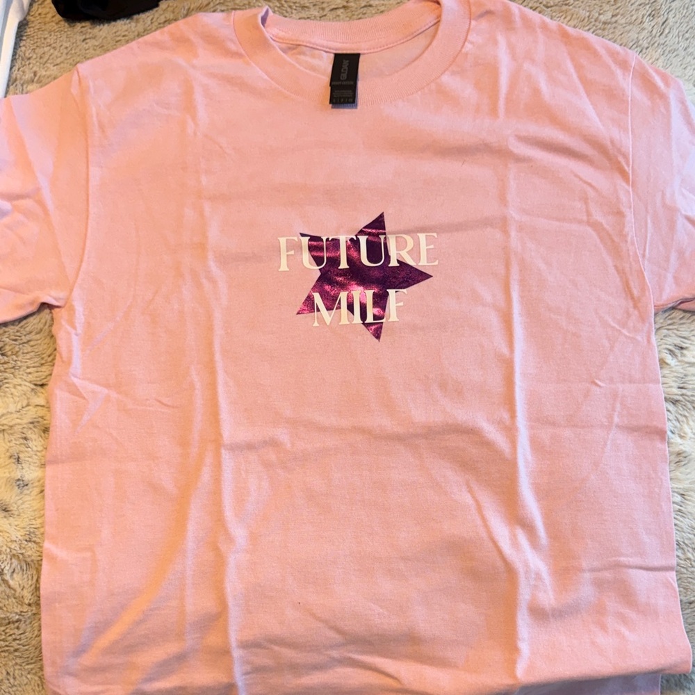 Trendy Pink Graphic Tee